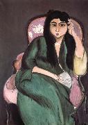 Henri Matisse Green woman painting